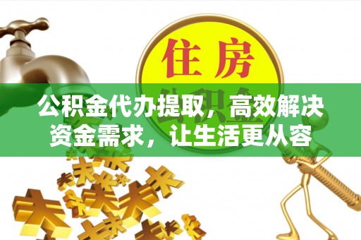 攀枝花公积金代办提取，高效解决资金需求，让生活更从容