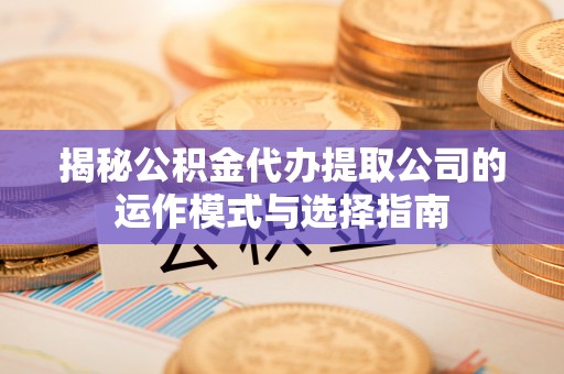 攀枝花揭秘公积金代办提取公司的运作模式与选择指南