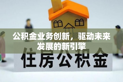 攀枝花公积金业务创新，驱动未来发展的新引擎