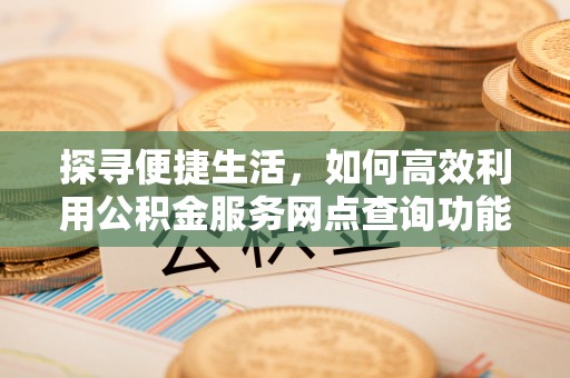 攀枝花探寻便捷生活，如何高效利用公积金服务网点查询功能