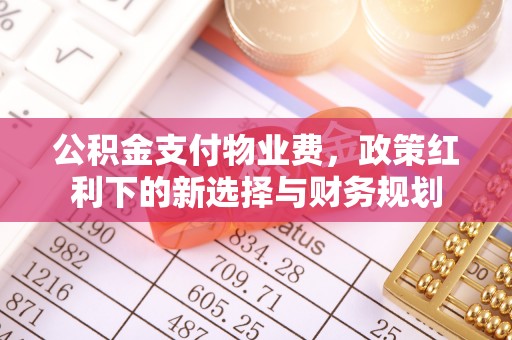 攀枝花公积金支付物业费，政策红利下的新选择与财务规划