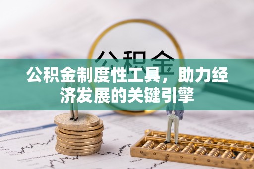 攀枝花公积金制度性工具，助力经济发展的关键引擎
