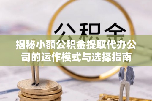 攀枝花揭秘小额公积金提取代办公司的运作模式与选择指南