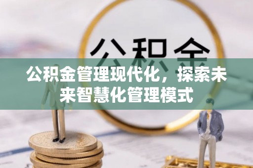 攀枝花公积金管理现代化，探索未来智慧化管理模式