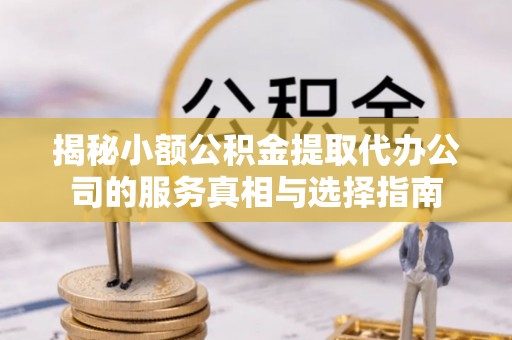 攀枝花揭秘小额公积金提取代办公司的服务真相与选择指南