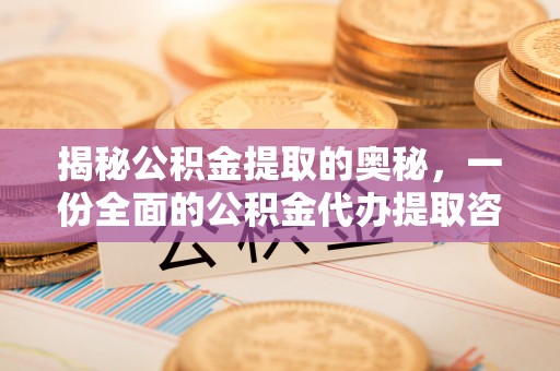 攀枝花揭秘公积金提取的奥秘，一份全面的公积金代办提取咨询指南