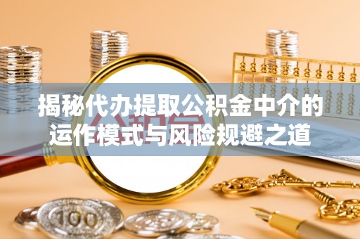 攀枝花揭秘代办提取公积金中介的运作模式与风险规避之道
