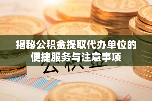 攀枝花揭秘公积金提取代办单位的便捷服务与注意事项