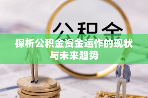 攀枝花探析公积金资金运作的现状与未来趋势