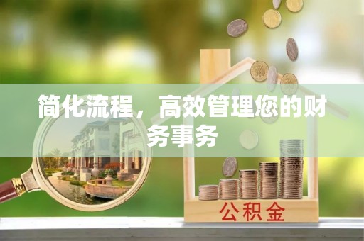 攀枝花简化流程，高效管理您的财务事务
