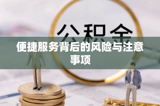 攀枝花便捷服务背后的风险与注意事项